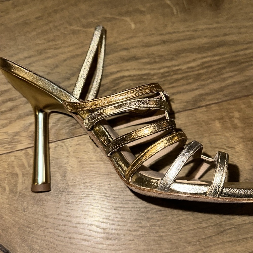Veronica Beard Multi Metallic Slingback Heels. - image 5